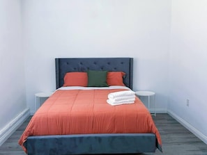 Queen sized bed