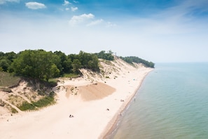 Central Avenue Beach at Indiana Dunes National Park, 1 mile from our front door!