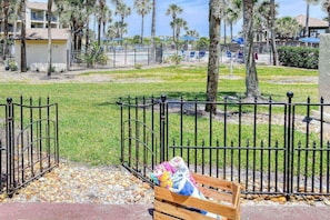 You are steps away from the pool and beach access!