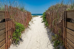Right this way to the beach!