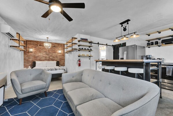 Living and Bed Area