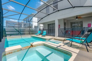 Dip into luxury in our private pool oasis