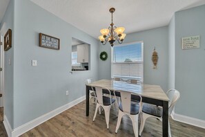 Dining area upstairs 