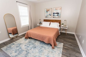 Bedroom 2 with your own private bath and smart TV