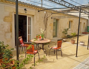 Terrasse en mars