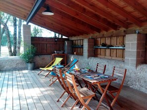 Terrasse couverte