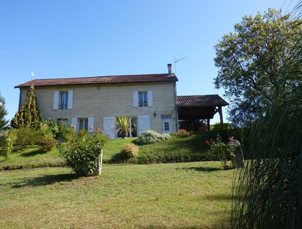 façade ouest vue du parc