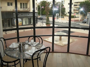 Vue de la loggia fermée