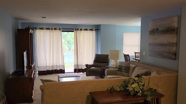 living room from front door 