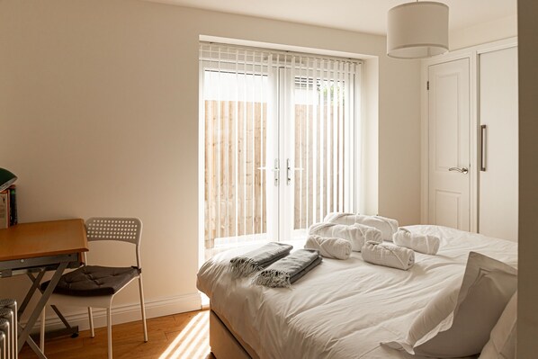 warm cosy bedroom for a perfectly relaxing stay