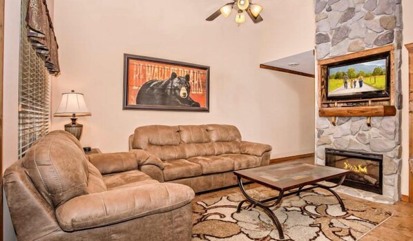 living_fireplace_2BR_BA_lodges_at_great_smoky_mountains-2-720x420