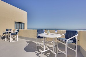 Furnished Private Patio | Ocean Views