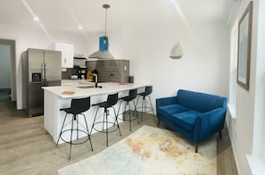 Fully-equipped kitchen.