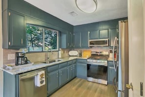Newly renovated kitchen.