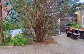 outside