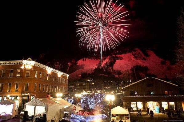 Fireworks in Aspen