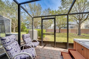 Private Screened-In Porch | Hot Tub (Not Available)