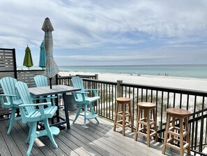 Private Balcony Leading To Beach