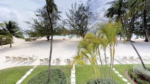 Beach view from Master bedroom balcony