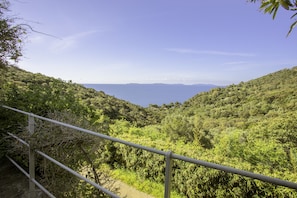 Vue depuis lâhĂ©bergement