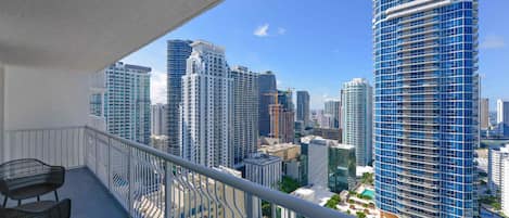 Balcony City view