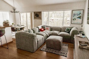 Cozy sectional couch for relaxing