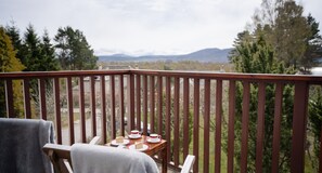 Pine Ridge Lodge balcony and view