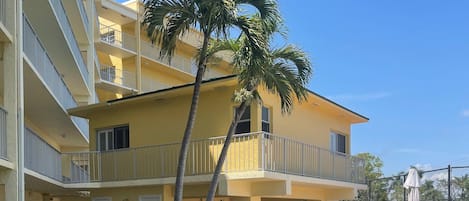 Bungalow overlooks the pool!
