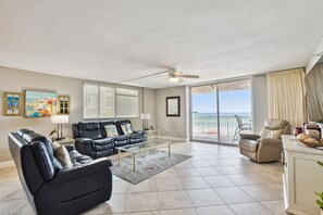 spacious family room