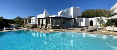 Excellent Mykonos Villa | 6 Bedrooms | Villa Alessandra | Stunning Sea & City Views | Infinity Pool
