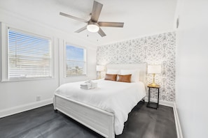 Bedroom 1 - Spacious room with Queen Bed and 50" TV!