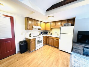 Fully stocked kitchen