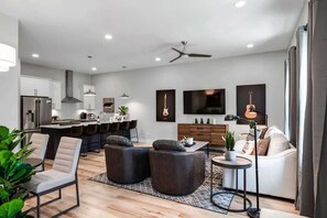 Chic, comfortable furniture throughout the home- it's time to relax!