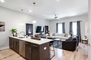 Chic, comfortable furniture throughout the home- it's time to relax!