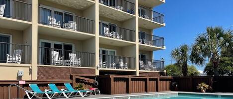 Ocean side and pool view suites