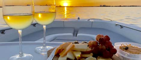 Sunset cruise available for 2-4 people upon advance request and extra fee