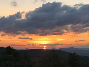Amazing sunset views from the deck!