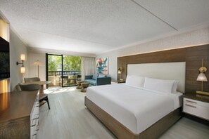 Bedroom. Exact unit will be assigned upon arrival. Views, colors, and decor may vary.