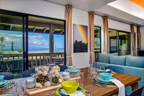 Gather 'ohana-style in this beautifully set dining space. KPL-46