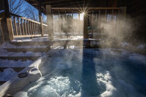 Enjoy our hot tub, year-round