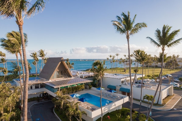 Aerial View and Outdoor Pool