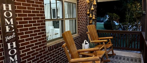 Welcoming front porch