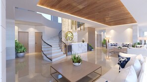 Sala de estar en el lobby