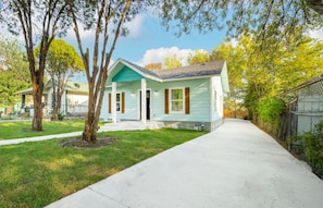 Fenced in with gated driveway.