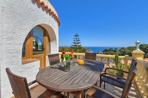 Outdoor dining area