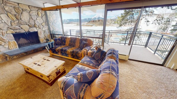 Living Area with Deck Entry - Living Area with Deck Entry
