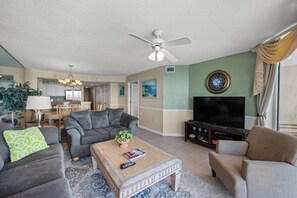 Enough room for a fun filled family game night.