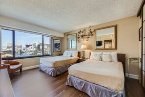 Step into modern elegance with our newly renovated home featuring stunning wood-like flooring.