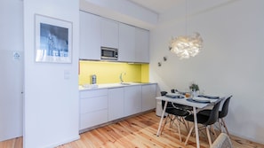 Enjoy your meals in our dining area, spacious enough to sit four people #comfort #lovely