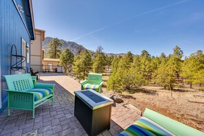 Back Patio | Gas Fire Pit | Balcony | Mountain Views